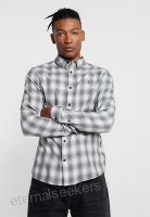 AllSaints HAZEN Košile black chalk white A0Q22D06DQ11